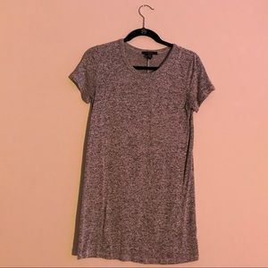 Gray t-shirt dress